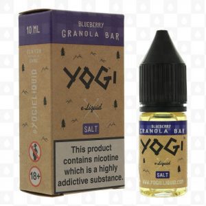 Blueberry Granola Bar Nic Salt by Yogi E Liquid  10ml Bottles e1587250397808