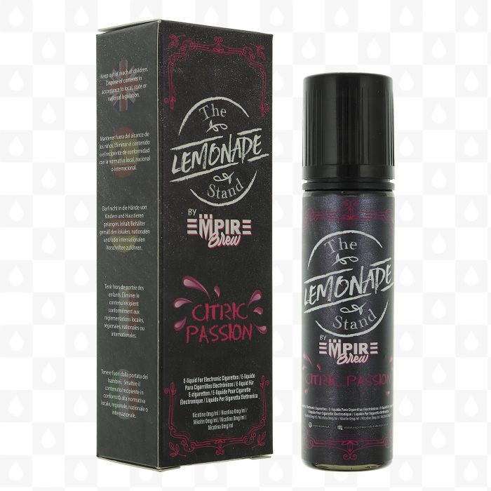 Citric Passion  The Lemonade Stand by Empire Brew E Liquid  50ml Short Fill e1588462524117