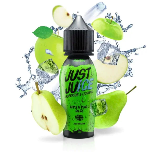 Just Juice Apple & Pear ON ICE 50ml E Liquid Just Juice Apple & Pear ON ICE 50ml E Liquid