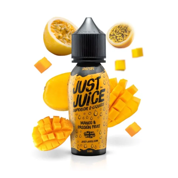 Just Juice Mango & Passion Fruit 50ml E Liquid Just Juice Mango & Passion Fruit 50ml E Liquid