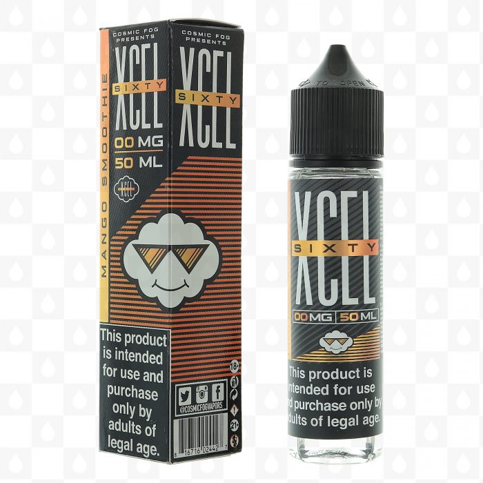 Mango Smoothie by XCEL Sixty  Cosmic Fog E Liquid  50ml Short Fill e1587469299474