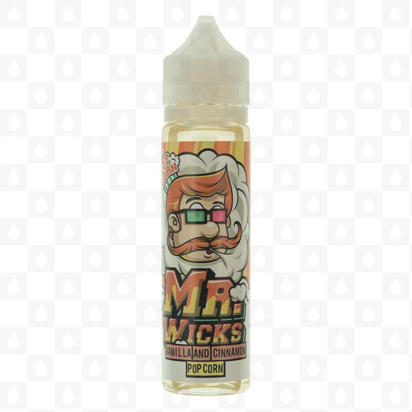 Vanilla and Cinnamon Popcorn by Mr Wicks E Liquid 50ml Short Fill Vanilla and Cinnamon Popcorn by Mr Wicks E Liquid 50ml Short Fill