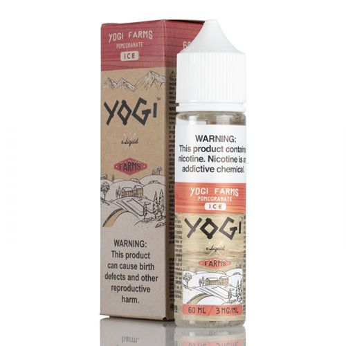 pomegranate on ice   yogi farms e liquids   60ml