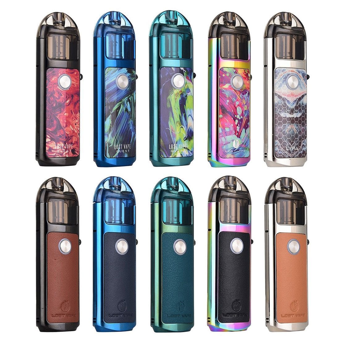 Lost Vape Lyra Pod System - Silver Leather - Northland Vapor Company