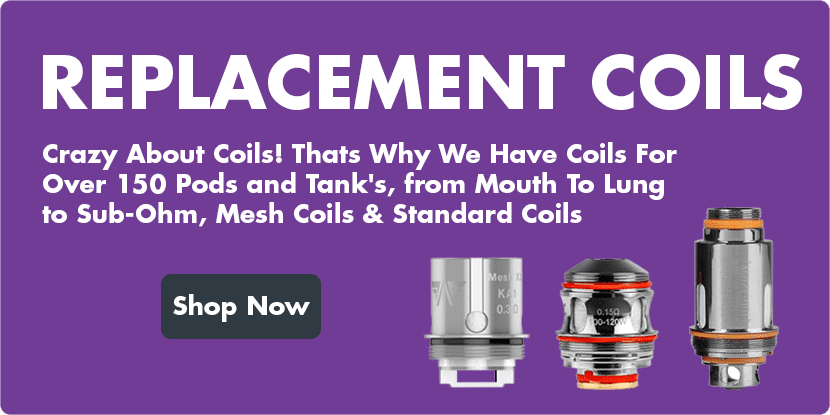 Replacement Coils from e-liquid store- Shisha Vibe, vape store