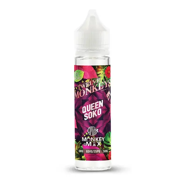 Twelve Monkeys Queen Soko 50ml E Liquid Twelve Monkeys Queen Soko 50ml E Liquid