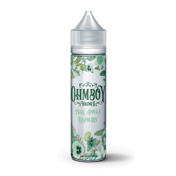Ohm Boy Pear Apple Raspberry 50ml E Liquid e1623705717633 Ohm Boy Pear Apple Raspberry 50ml E Liquid e1623705717633