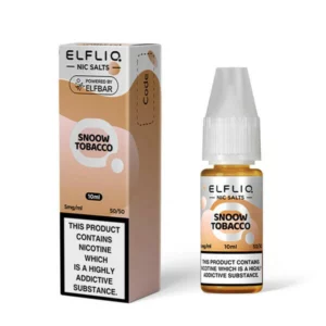 Elf Bar ELFLIQ Cream Tobacco 10ml Nic Salt E Liquid (Snoow Tobacco)