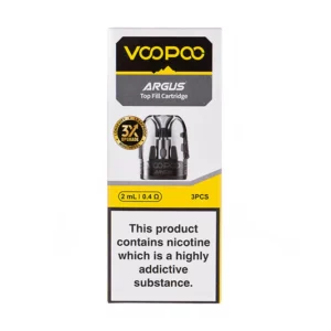 Voopoo Argus 2ml Replacement Pods (Pack of 3) Top Fill 0.4 Ohm