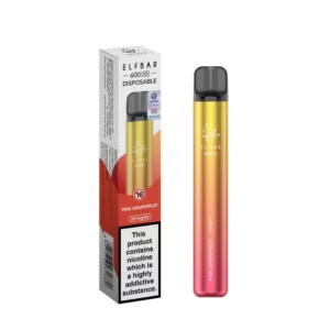 Elf Bar V2 600 Pink Grapefruit Disposable Vape