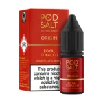 Pod Salt Royal Tobacco 10ml Nic Salt E Liquid