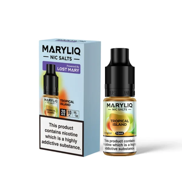 Maryliq Tropical Island Nic Salt 10ml E Liquid Maryliq Tropical Island Nic Salt 10ml E Liquid