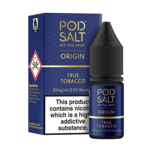 Pod Salt True Tobacco 10ml Nic Salt E Liquid