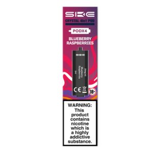 SKE Crystal 2400 4 in 1 Replacement Prefilled Pods – 4 Pack Blueberry Raspberries