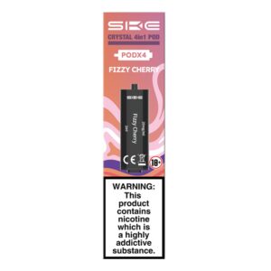 SKE Crystal 2400 4 in 1 Replacement Prefilled Pods – 4 Pack Fizzy Cherry