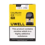 Uwell Caliburn G3 Refillable Pods (4 Pack) 0.4 Ohm Topfill pods