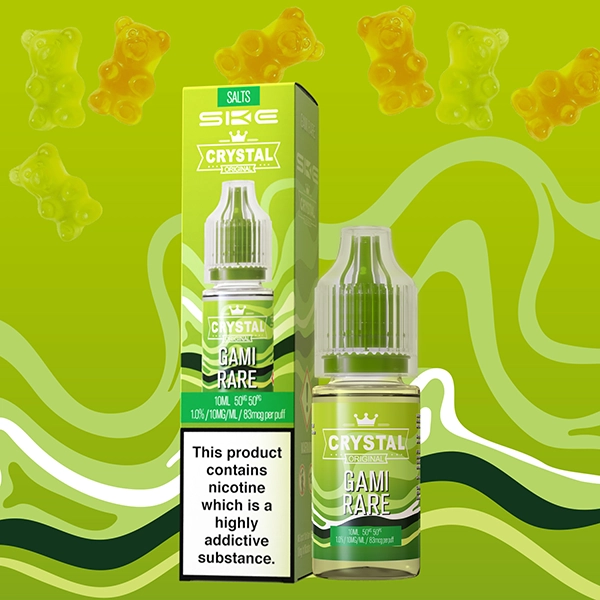 SKE Crystal Gami Rare 10ml Nic Salt E Liquid