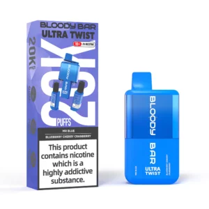 Bloody Bar 20k Puffs Ultra Twist Disposable Vape Kit (Dual Flavour) MR BLUE | BLUEBERRY CHERRY CRANBERRY