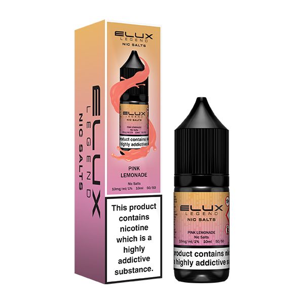 Elux Legend Pink Lemonade 10ml Nic Salt E Liquid
