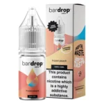 Bar Drop Salts Frozen Peach 10ml Nic Salt E Liquid