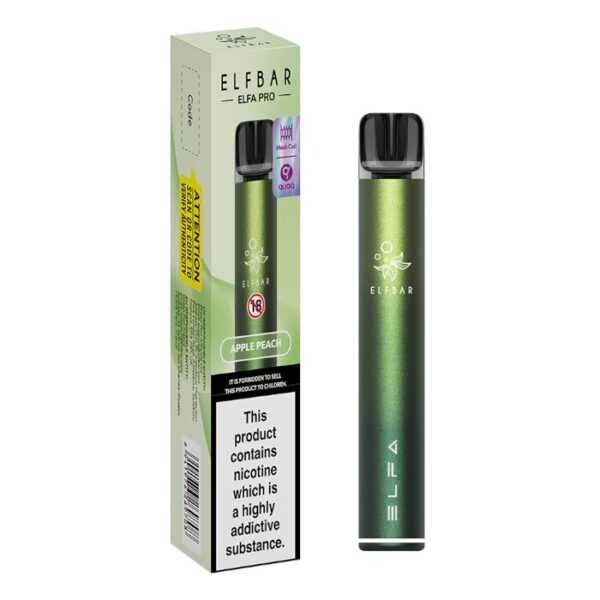 Elf Bar ELFA Pro Recharegable Pod Kit Apple Peach Elf Bar ELFA Pro Recharegable Pod Kit Apple Peach