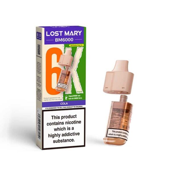 Lost Mary BM6000 Cola Flavour Refill Replacement Pod