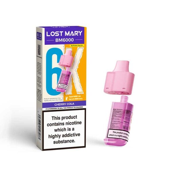 Lost Mary BM6000 Refill Replacement Pods Cherry Cola