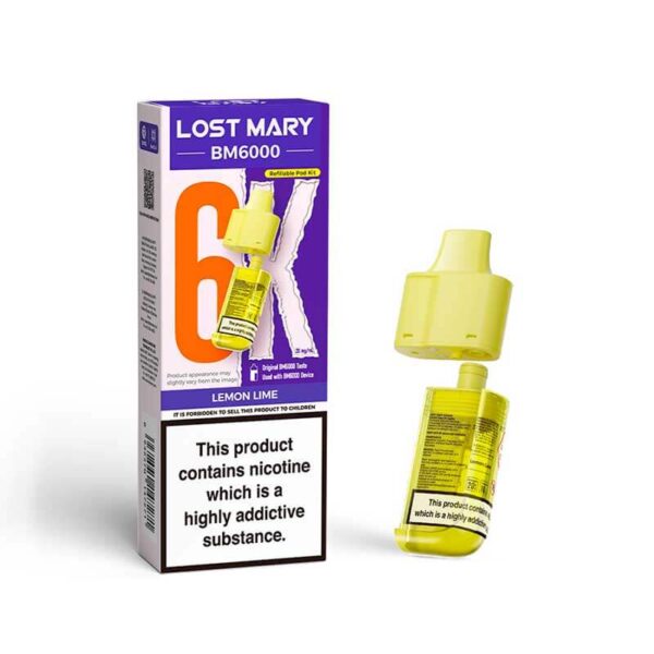 Lost Mary BM6000 Refill Replacement Pods Lemon lime