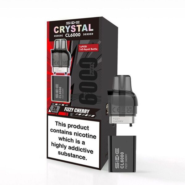 SKE Crystal CL6000 Replacement Prefilled Pod Fizzy cherry