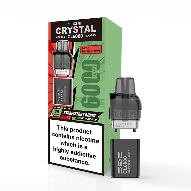 side crystal vape cl6000 SKE Crystal CL6000 Replacement Prefilled Pod