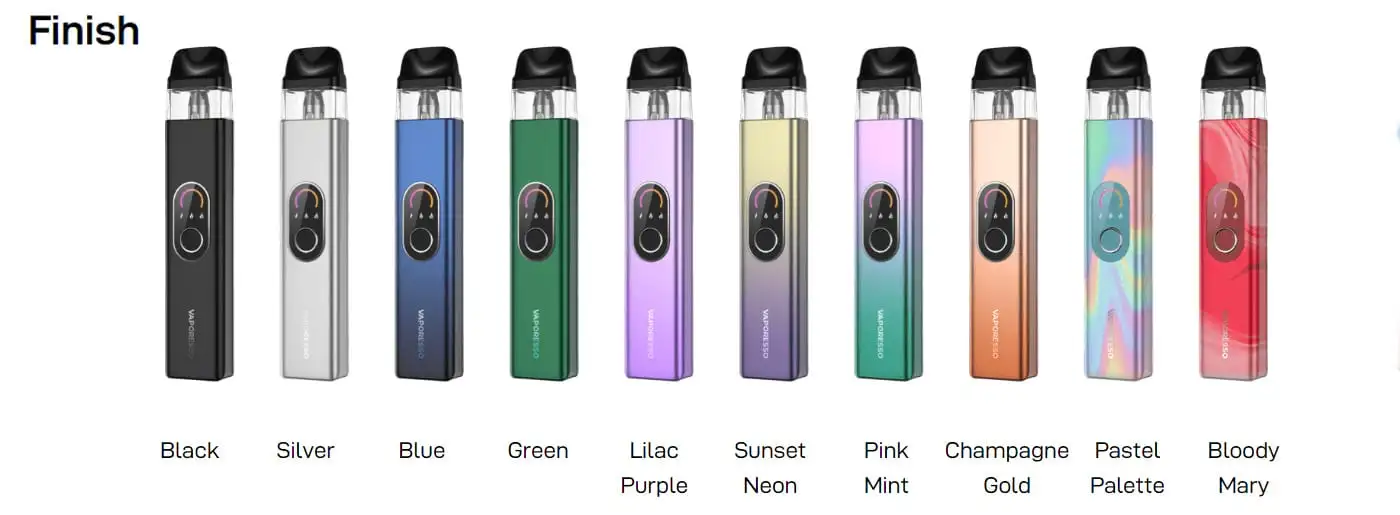 Vaporesso XROS 4 Pod Vape Kit Colours