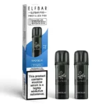 Elf Bar 600 Prefilled Replacement Pods (Pack of 2) Mad blue
