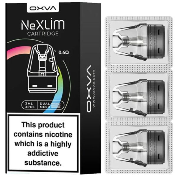 OXVA Nexlim Replacement Cartridge Pods (Pack of 3) OXVA Nexlim Replacement Cartridge Pods (Pack of 3)