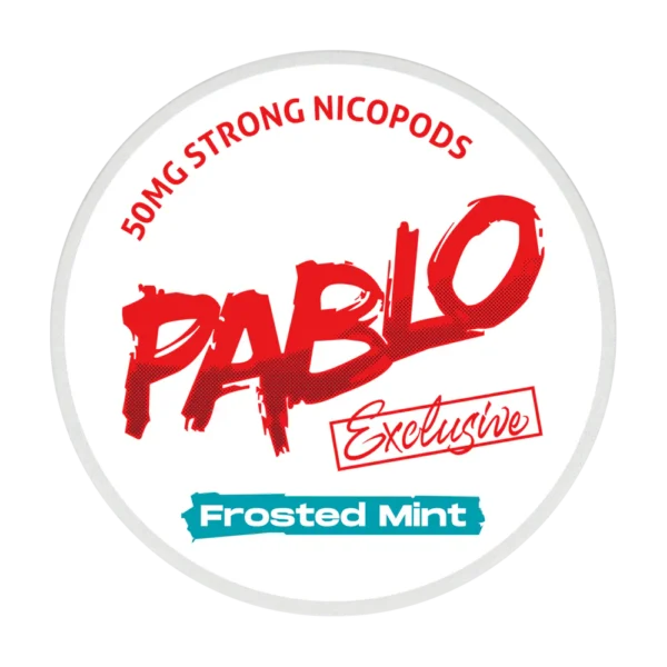 Pablo Exclusive Frosted Mint 30mg Nicotine Pouches Pablo Exclusive Frosted Mint 30mg Nicotine Pouches