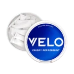 Velo Bright Crispy Peppermint Nicotine Pouches Inside