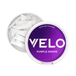 Velo Bright Purple Grape Nicotine Pouches Inside