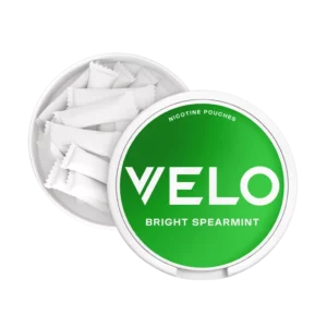 Velo Bright Spearmint Nicotine Pouches Inside