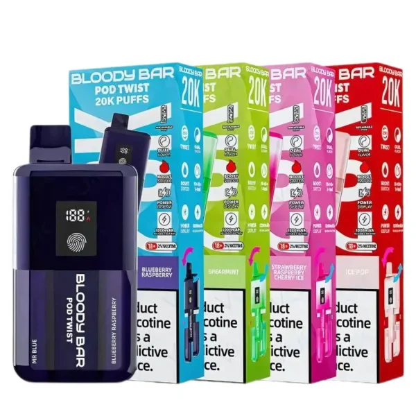 Bloody Bar Twist 20K Prefilled Pod Kit Bloody Bar Twist 20K Prefilled Pod Kit
