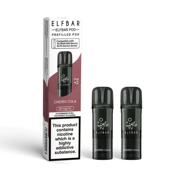 Elf Bar 600 Prefilled Replacement Pods Cherry Cola