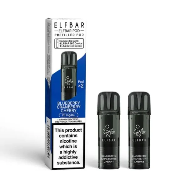 Elf Bar 600 Prefilled Replacement Pods (Pack Of 2)