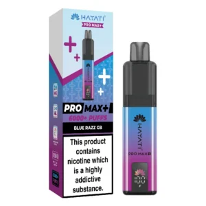 Hayati Pro Max Plus Blue Razz GB 6000 Puffs Prefilled Pod Kit