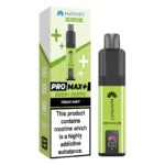 Hayati Pro Max Plus Fresh Mint 6000 Puffs Prefilled Pod Kit