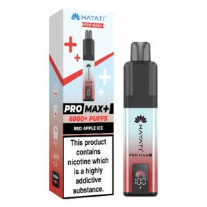 Hayati Pro Max Plus Red Apple Ice 6000 Puffs Prefilled Pod Kit