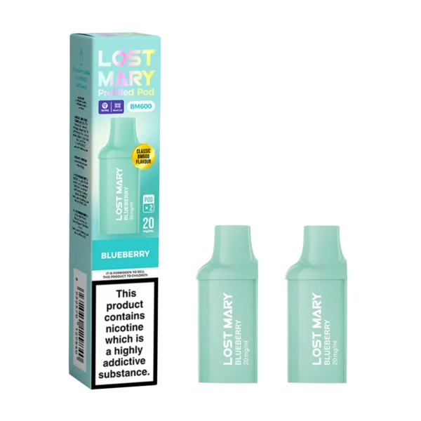 Lost Mary BM600 Prefilled Replacement Pods (Pack of 2) Blueberry