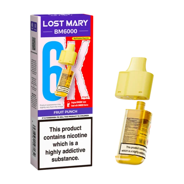 Lost Mary BM6000 Refill Replacement Pods Fruit Punch