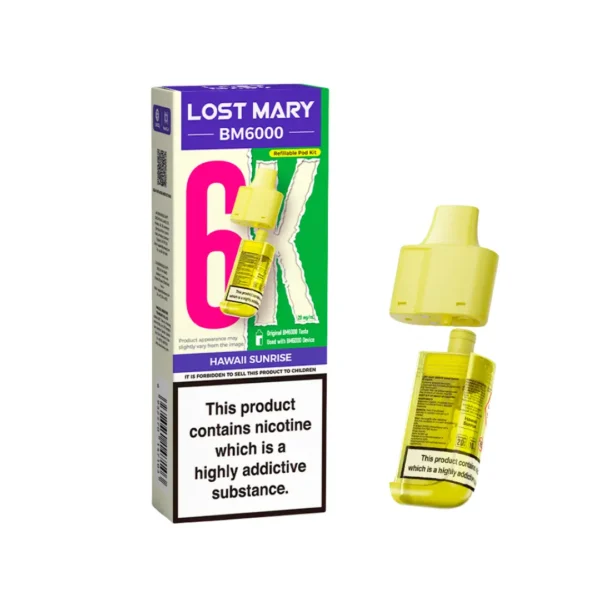 Lost Mary BM6000 Refill Replacement Pods Hawaii Sunrise