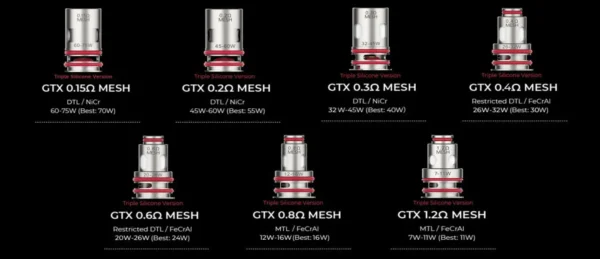 Vaporesso GTX Replacement Coils (Pack of 5) banner