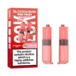 Bloody Bar Twist 20k Refill Replacement Pods Strawberry Kiwi & Peach Mango