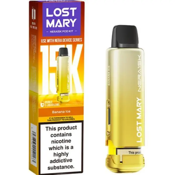 Lost Mary Nera 15k Refill Replacement Pods Banana Ice