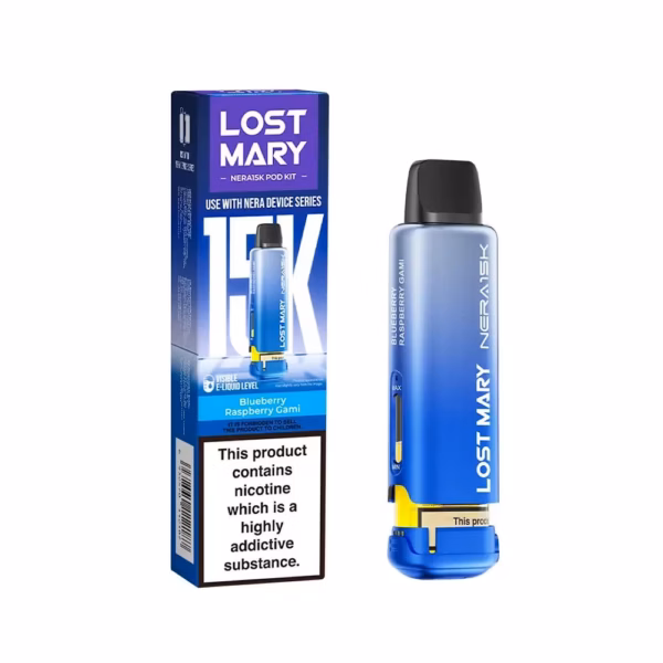 Lost Mary Nera 15k Refill Replacement Pods Blueberry Raspberry Gami